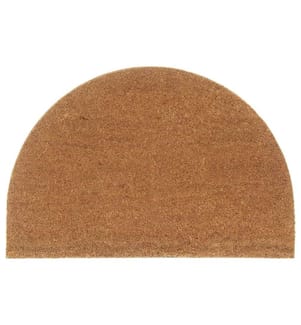 Fussmatte Natur Halbrund 60x90 cm Kokosfaser Getuftet