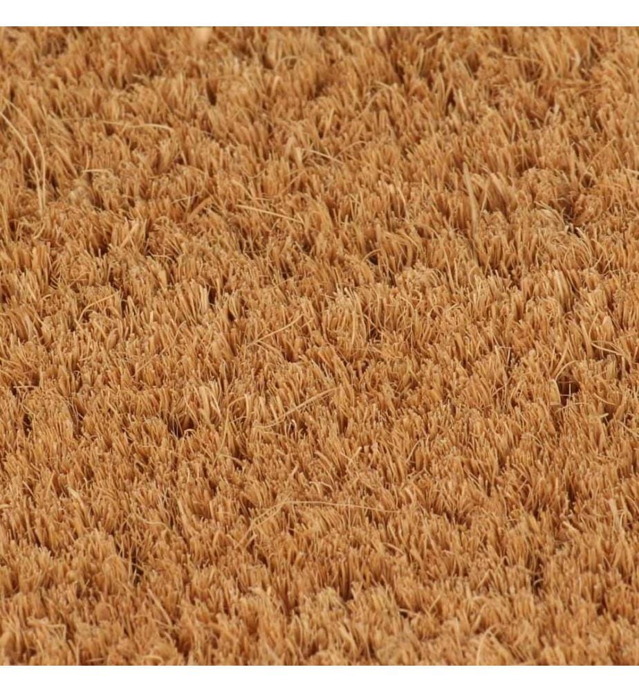 Fussmatte Natur Halbrund 60x90 cm Kokosfaser Getuftet
