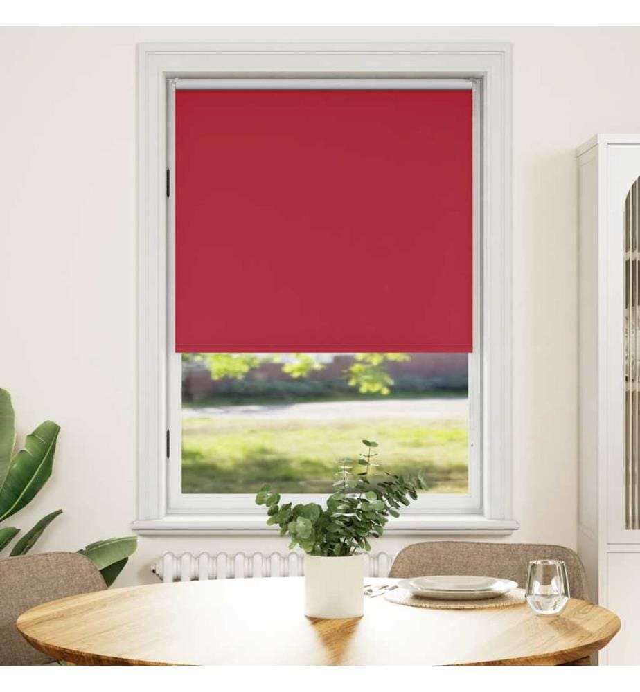 Verdunkelungsrollo 124,4 x 175 cm, Stoffbreite 120 cm, rot