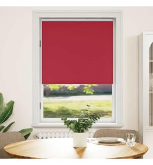 Verdunkelungsrollo 124,4 x 175 cm, Stoffbreite 120 cm, rot