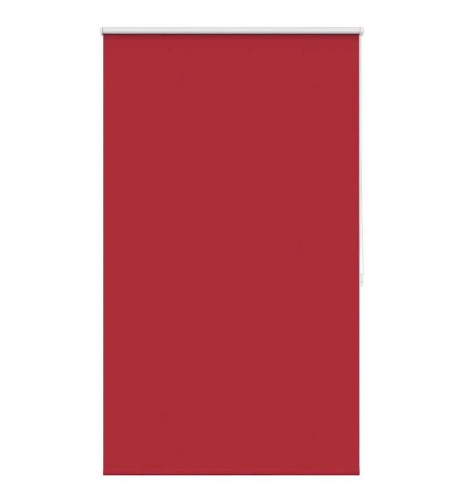 Verdunkelungsrollo 124,4 x 175 cm, Stoffbreite 120 cm, rot