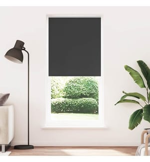 Verdunkelungsrollo 104,4 x 230 cm, Stoffbreite 100 cm, schwarz