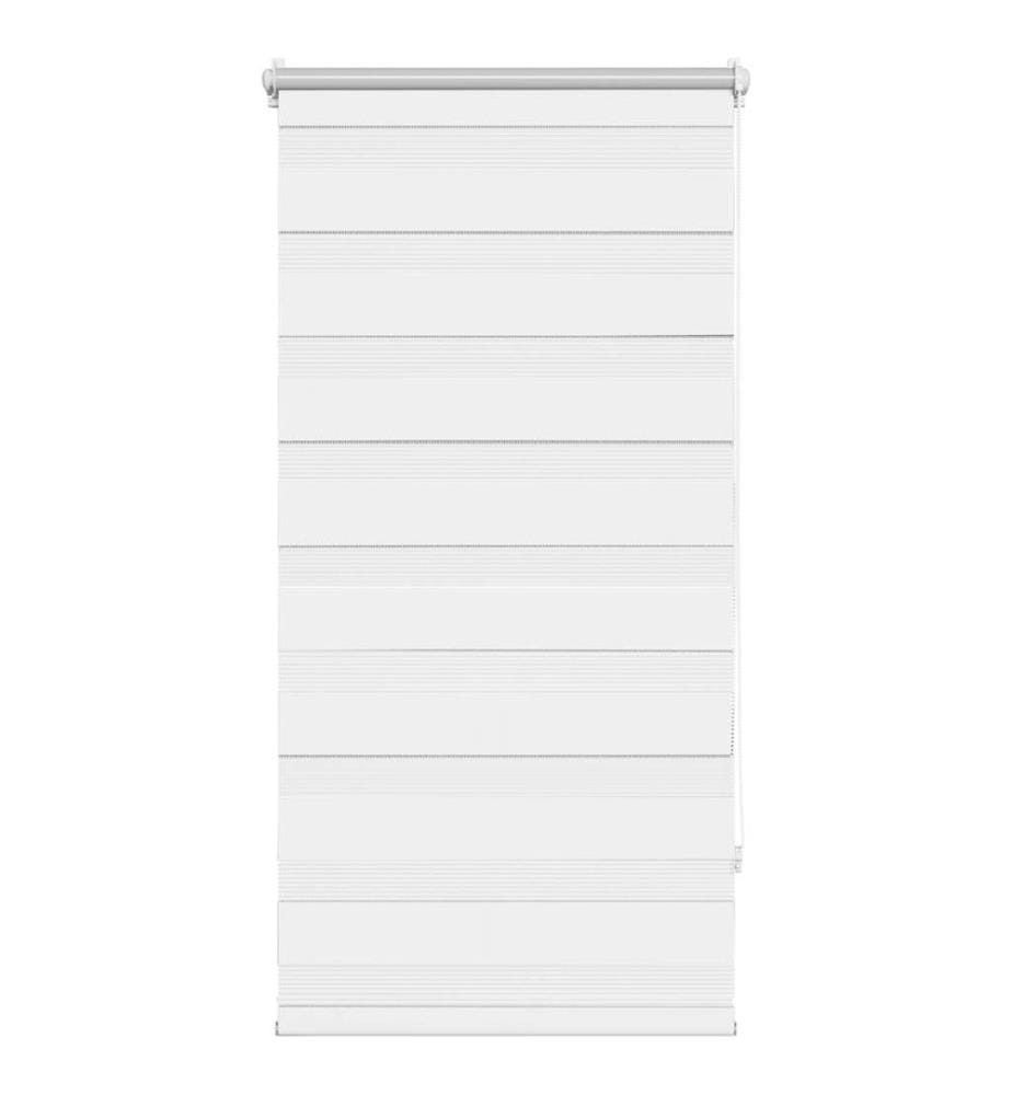 Zebra-Rollo 60,9 x 120 cm, Stoffbreite 56,7 cm, Weiss