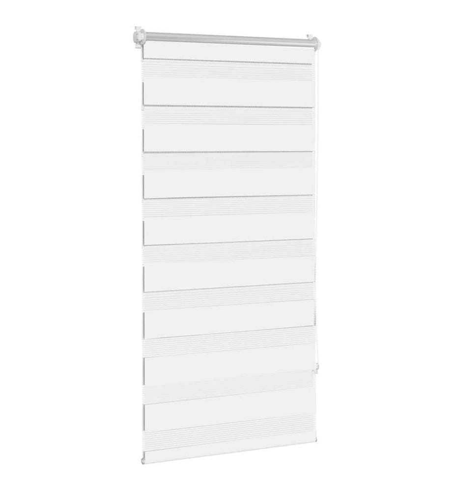 Zebra-Rollo 60,9 x 120 cm, Stoffbreite 56,7 cm, Weiss