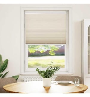 Plissee Faltrollo Rollo Plisseerollo 80x125cm Creme