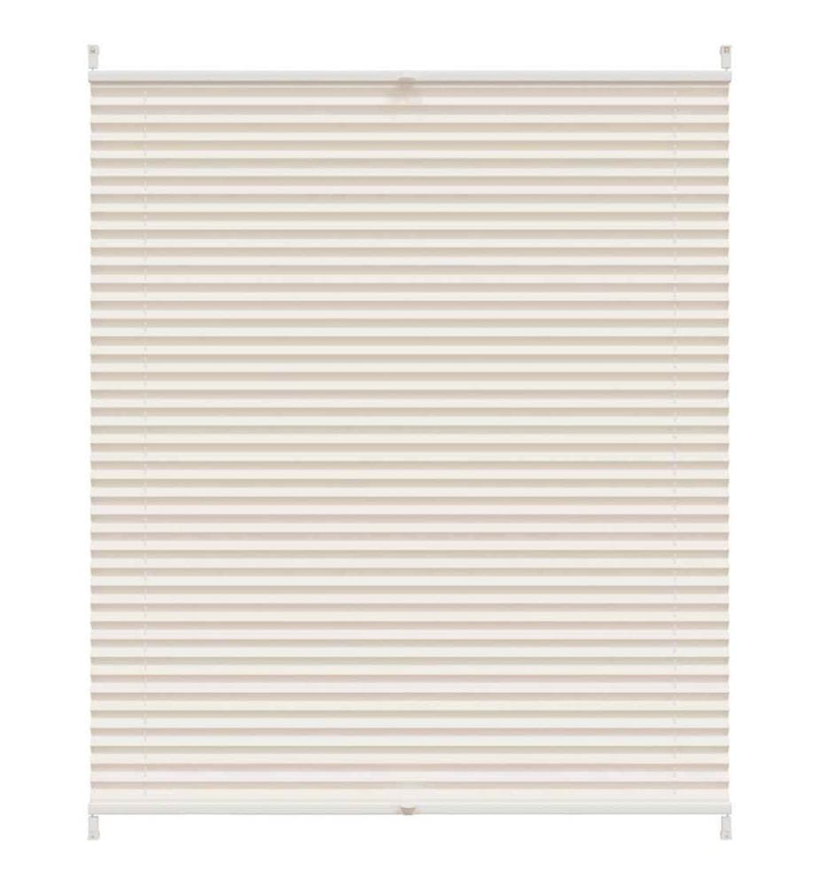 Plissee Faltrollo Rollo Plisseerollo 110x125cm Creme