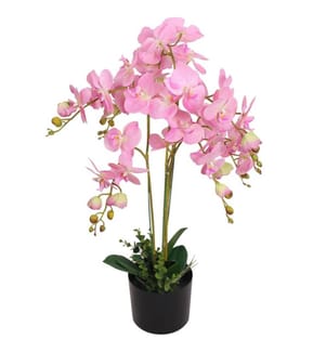 Künstliche Orchidee mit Topf 75 cm Rosa