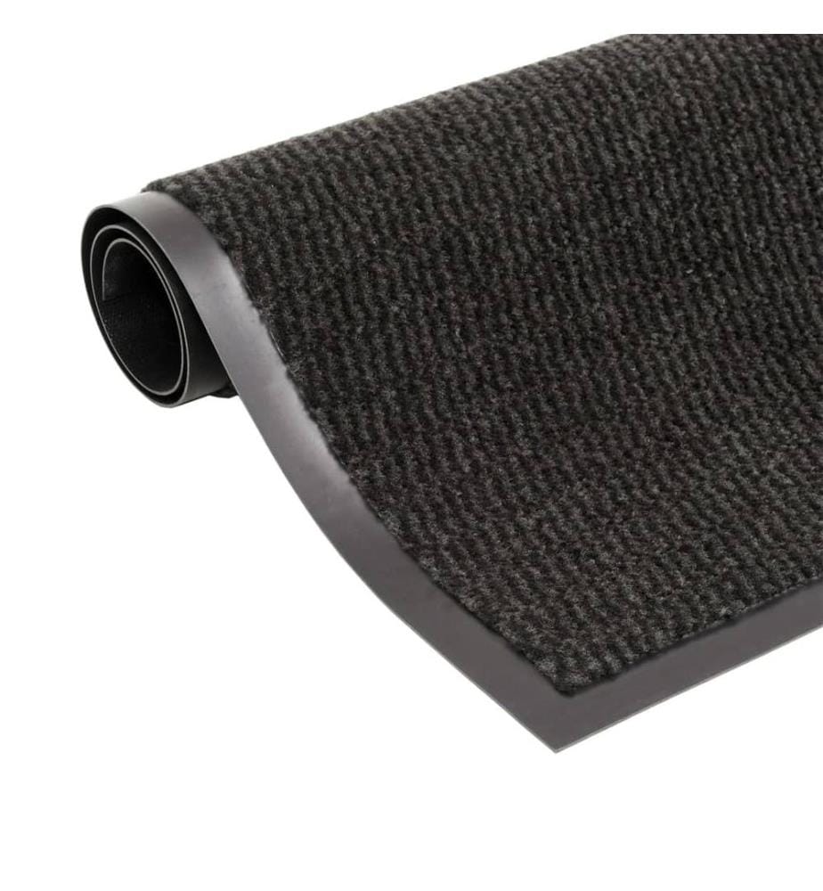 Schmutzfangmatten 2 Stk. Rechteckig Getuftet 40x60 cm Schwarz