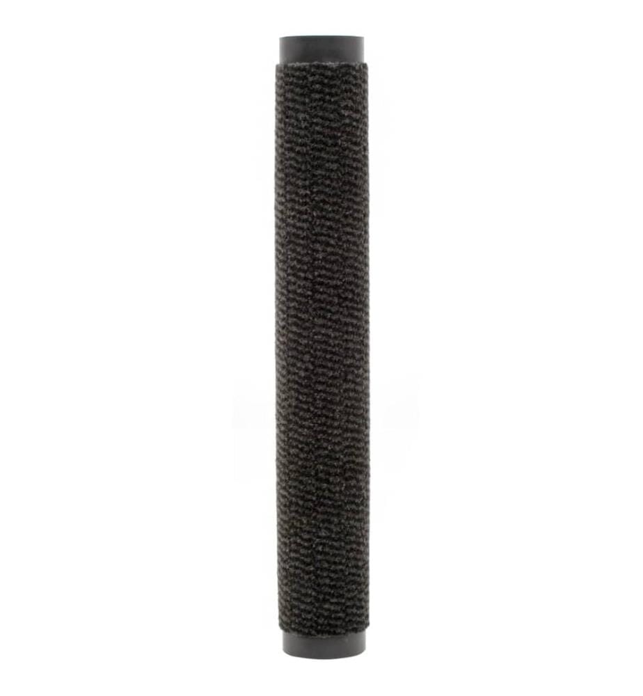 Schmutzfangmatten 2 Stk. Rechteckig Getuftet 80x120cm Schwarz