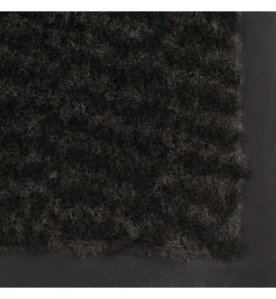 Schmutzfangmatten 2 Stk. Rechteckig Getuftet 80x120cm Schwarz