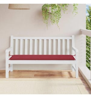 Gartenbank-Auflage Weinrot 150x50x4 cm Oxford-Gewebe