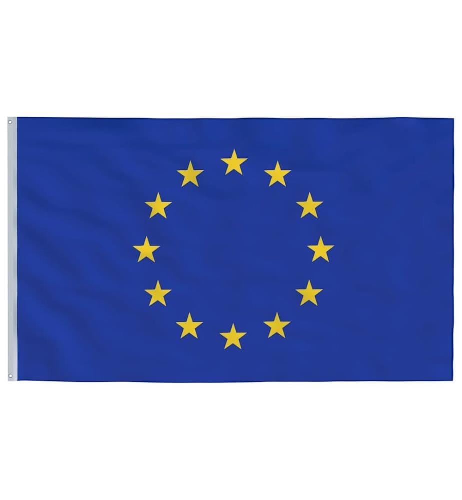 Drapeau de l'Europe et mât 5,5 m Aluminium