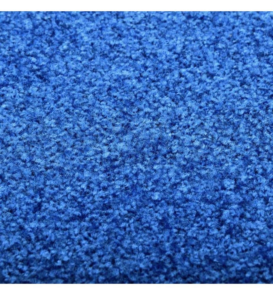 Fussmatte Waschbar Blau 90x120 cm