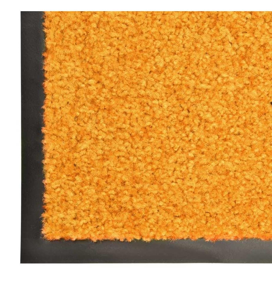 Fussmatte Waschbar Orange 90x120 cm