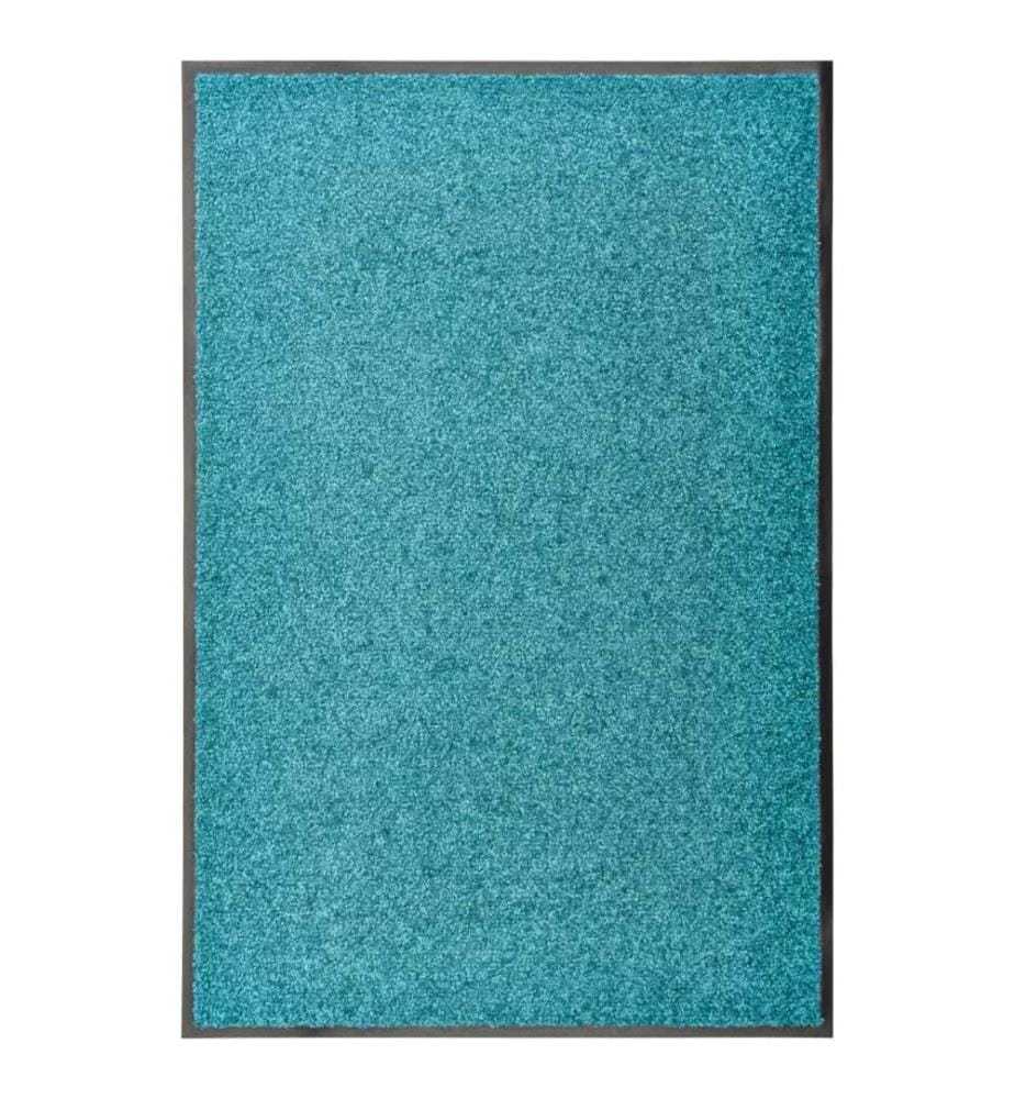 Paillasson lavable Cyan 60x90 cm