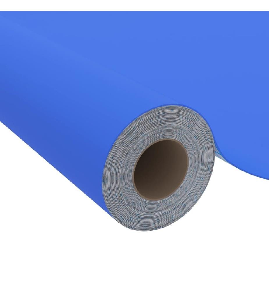 Selbstklebende Möbelfolie Hochglanz-Blau 500x90 cm PVC