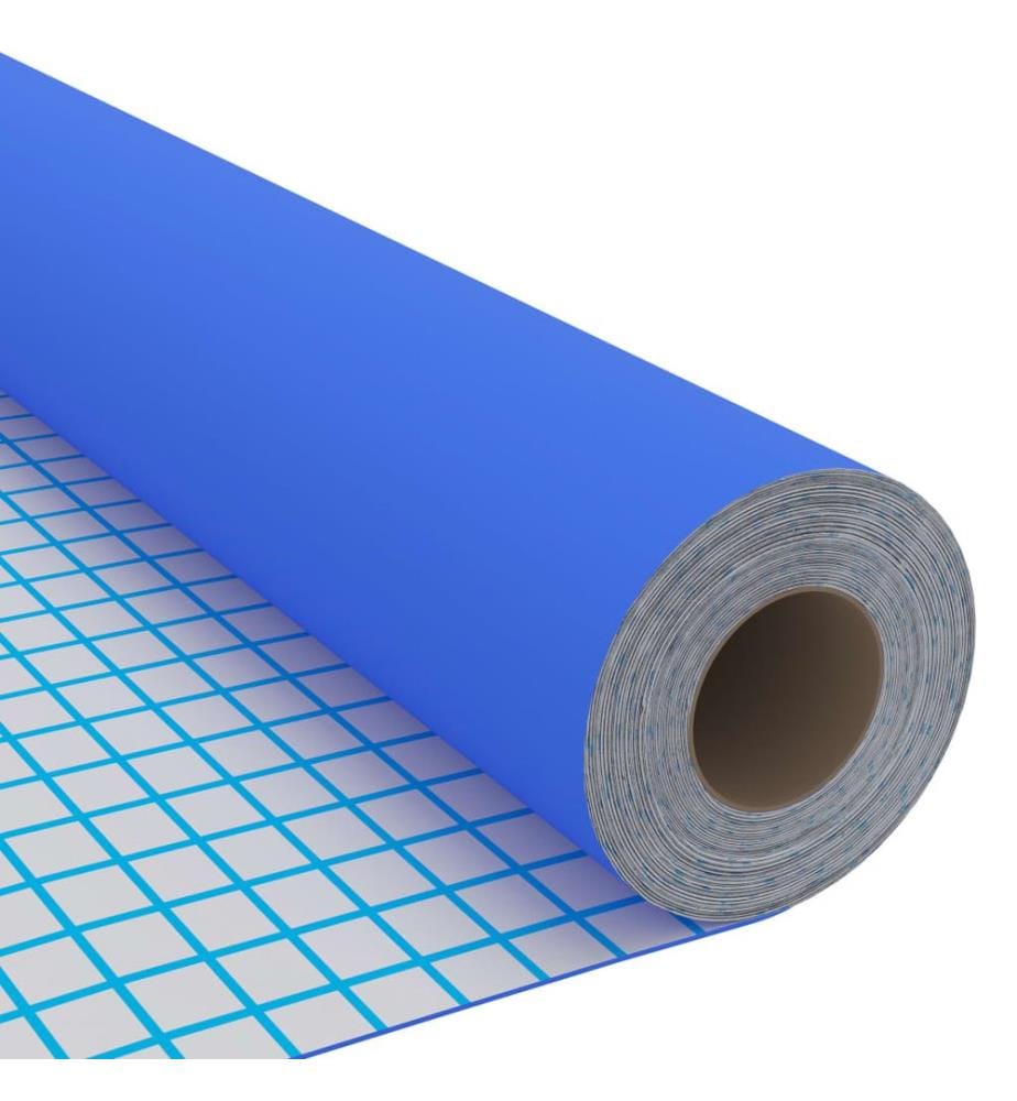 Selbstklebende Möbelfolie Hochglanz-Blau 500x90 cm PVC