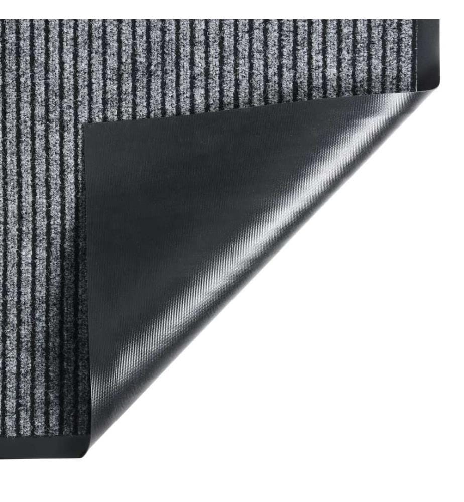 Fussmatte Grau Gestreift 40x60 cm