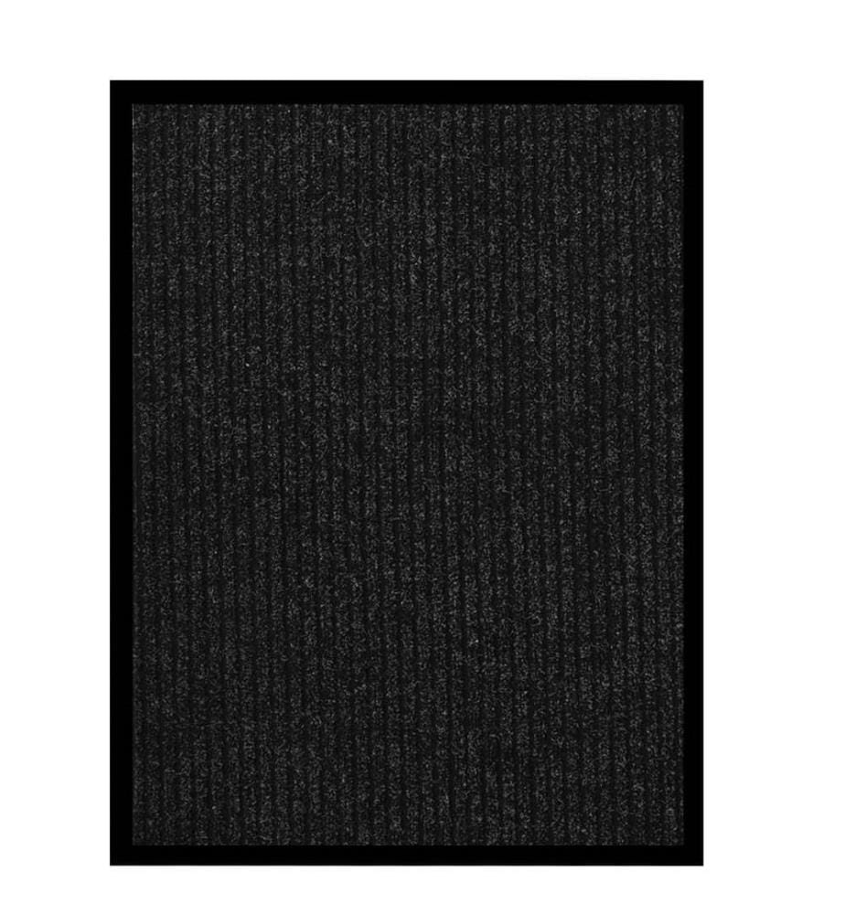Fussmatte Anthrazit Gestreift 60x80 cm