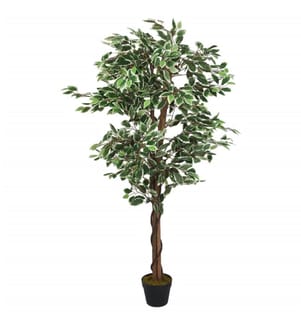 Ficusbaum Künstlich 378 Blätter 80 cm Grün