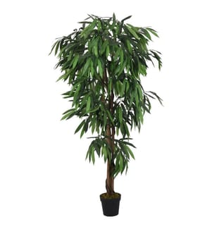 Mangobaum Künstlich 300 Blätter 80 cm Grün