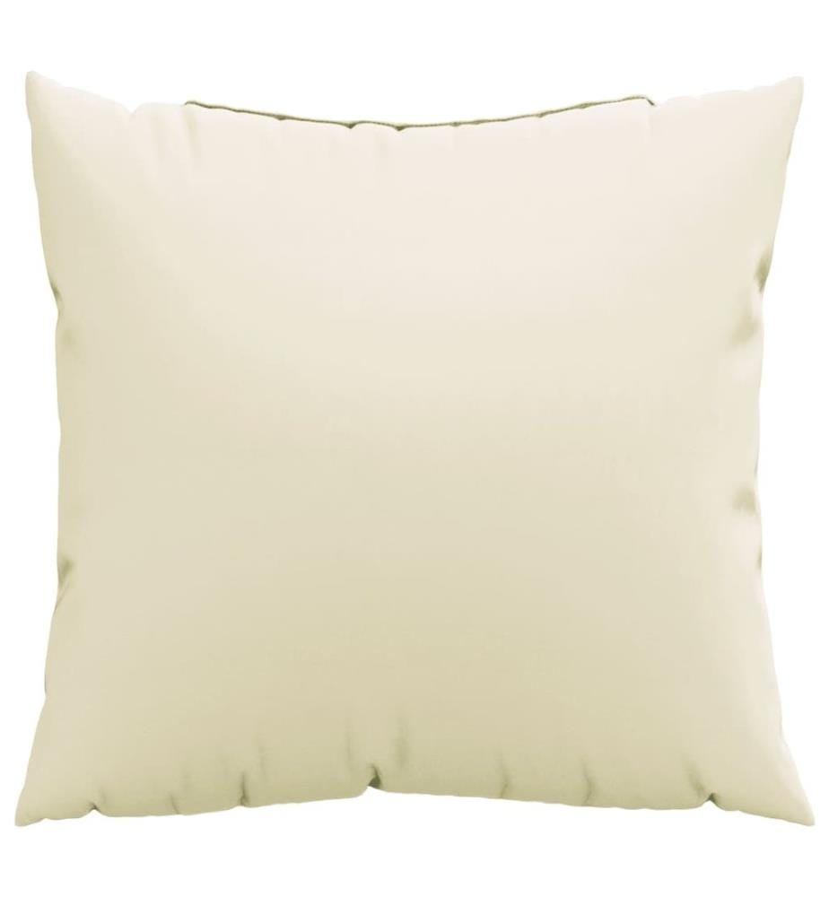 Sofakissen 4 Stk. Creme 50x50 cm Stoff