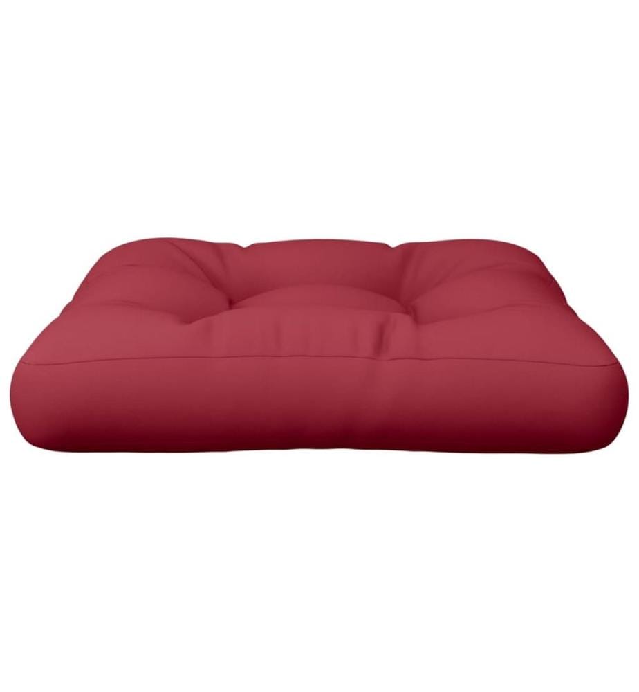 Palettenkissen Weinrot 60x60x12 cm Stoff