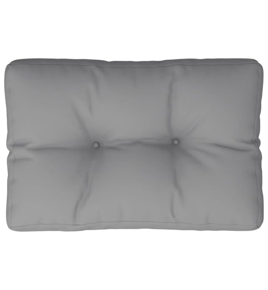 Palettenkissen Grau 50x40x12 cm Stoff