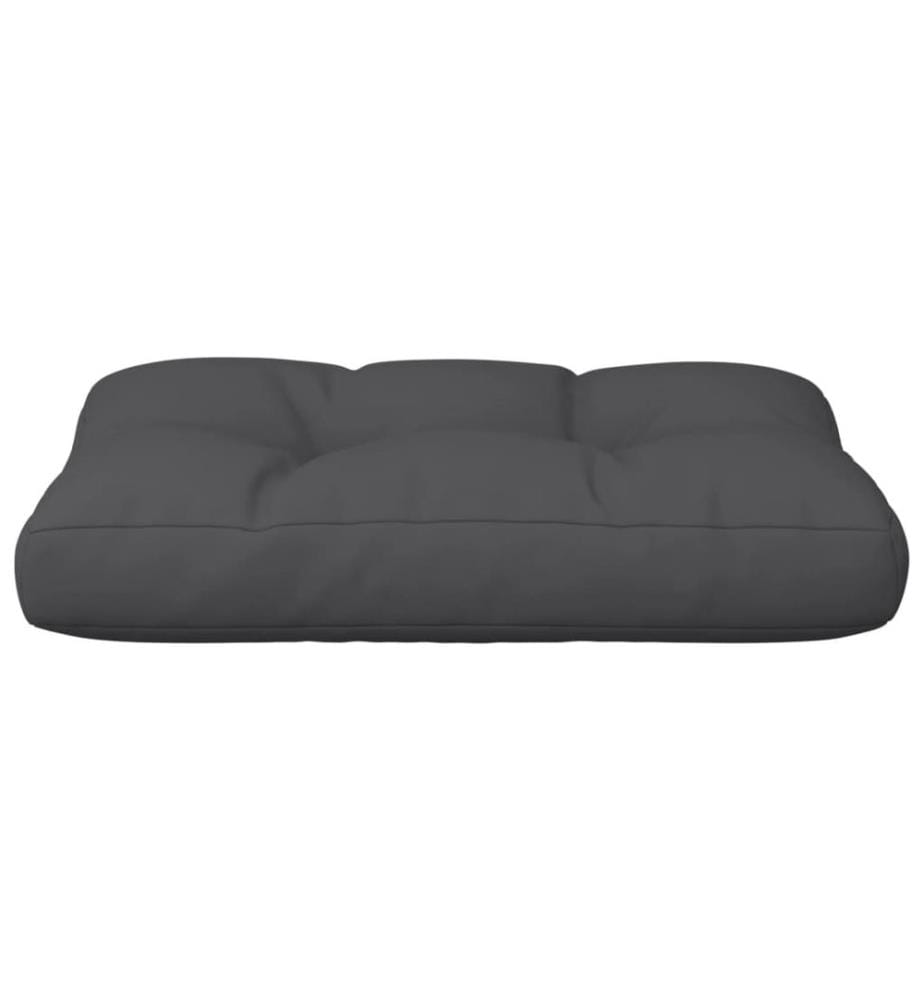 Palettenkissen Schwarz 50x40x12 cm Stoff