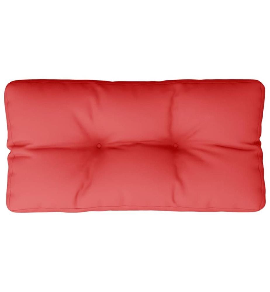 Palettenkissen Rot 70x40x12 cm Stoff