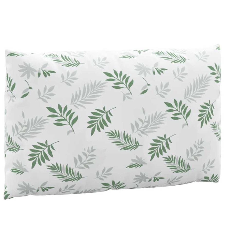 Coussins de palette lot de 2 motif de feuilles tissu Oxford