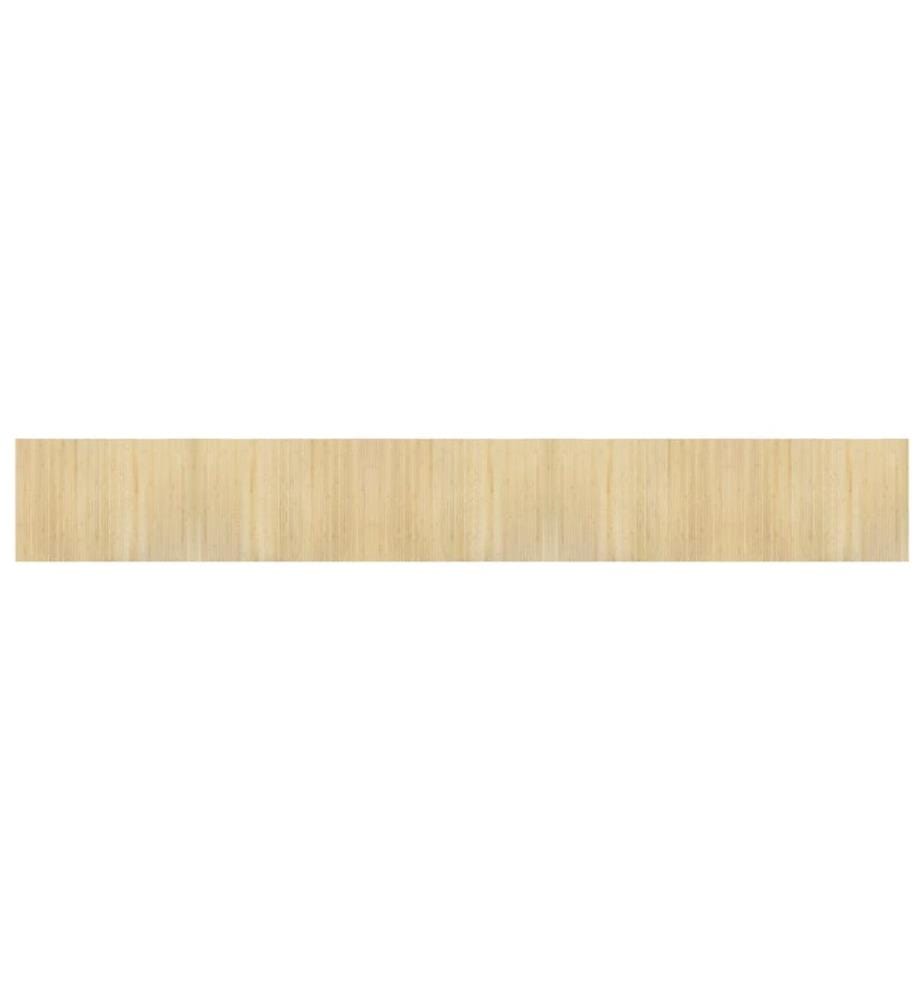 Teppich Rechteckig Hell Natur 70x500 cm Bambus