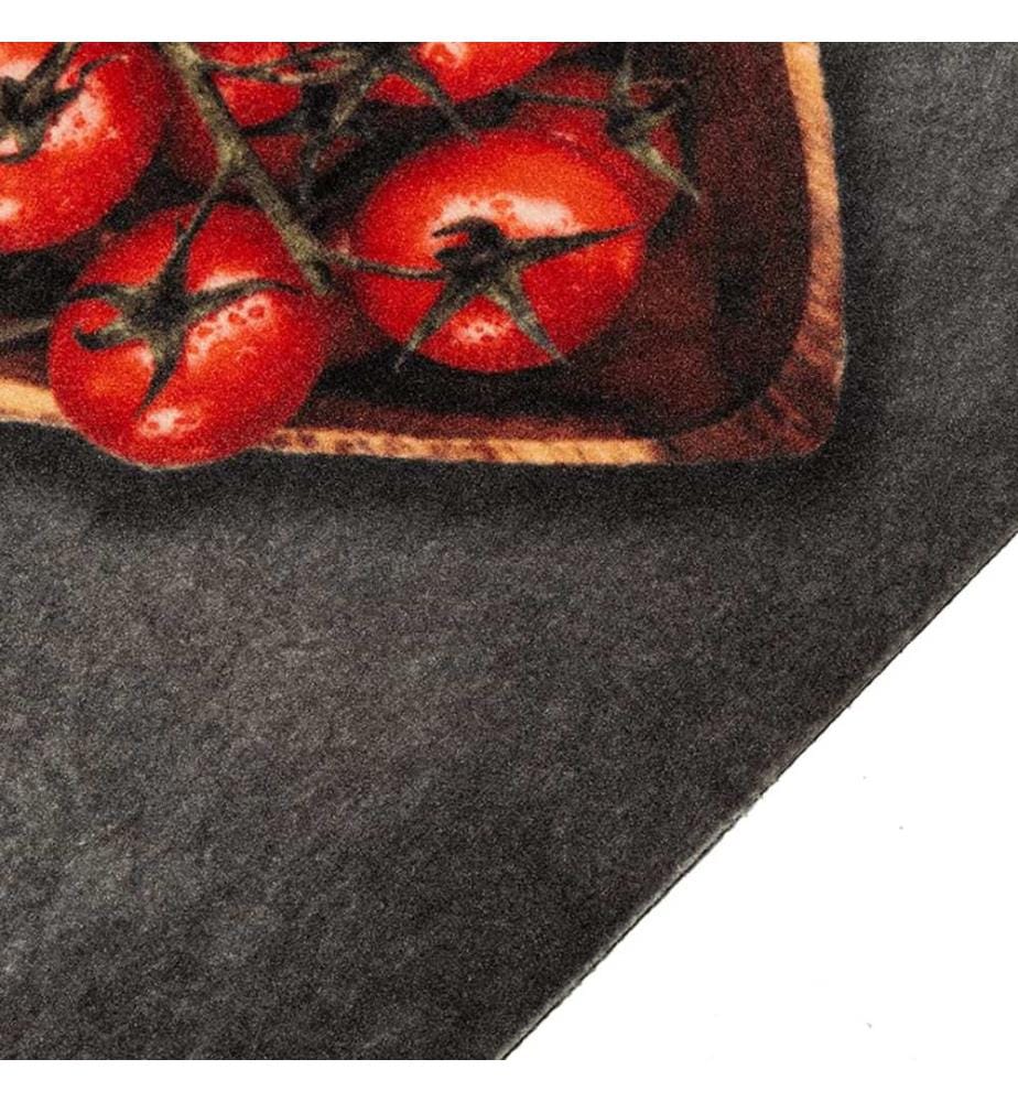 Tapis de cuisine lavable texte Cooking 60x180 cm velours
