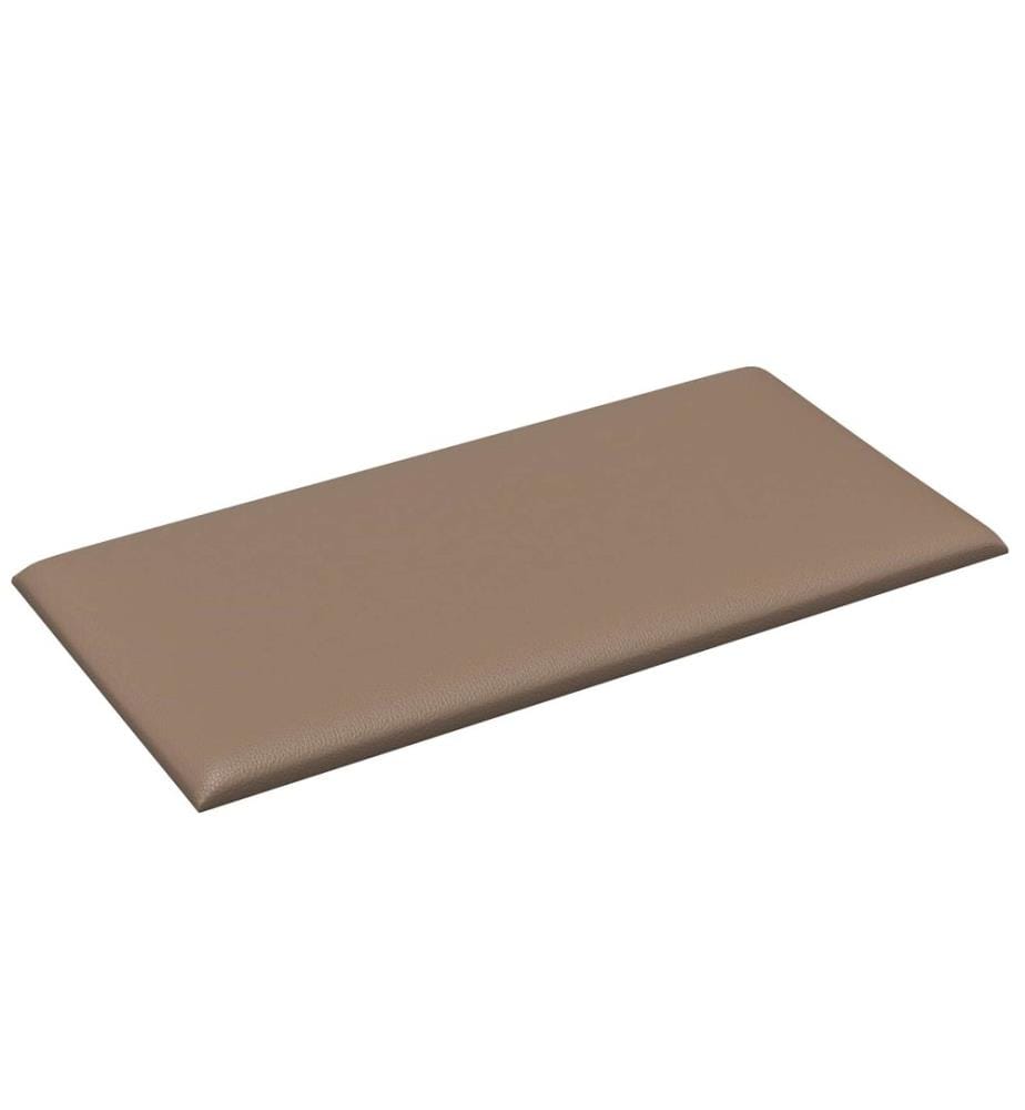 Wandkopfteilen 12 pcs Cappuccino 30 x 15 cm Stoff