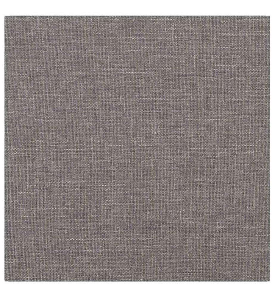Wandkopfteilen 12 pcs Hellgrau 30 x 30 cm Stoff