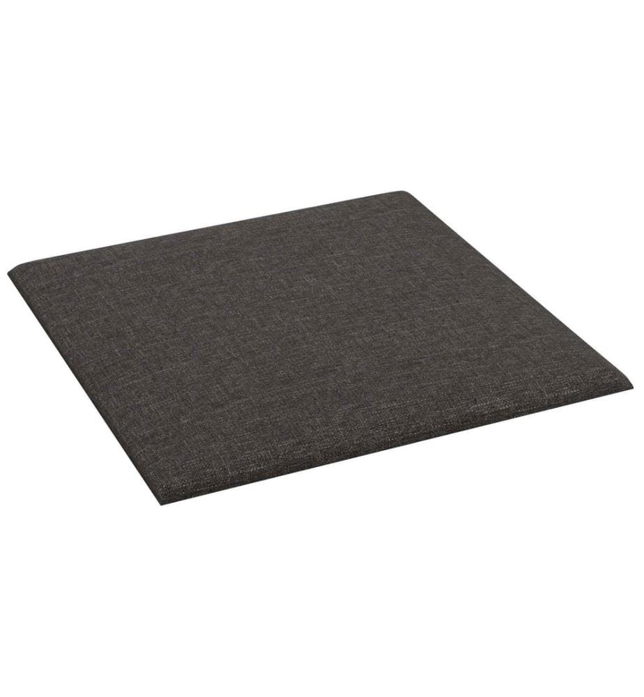 Wandkopfteilen 12 pcs Dunkelgrau 30 x 30 cm Stoff