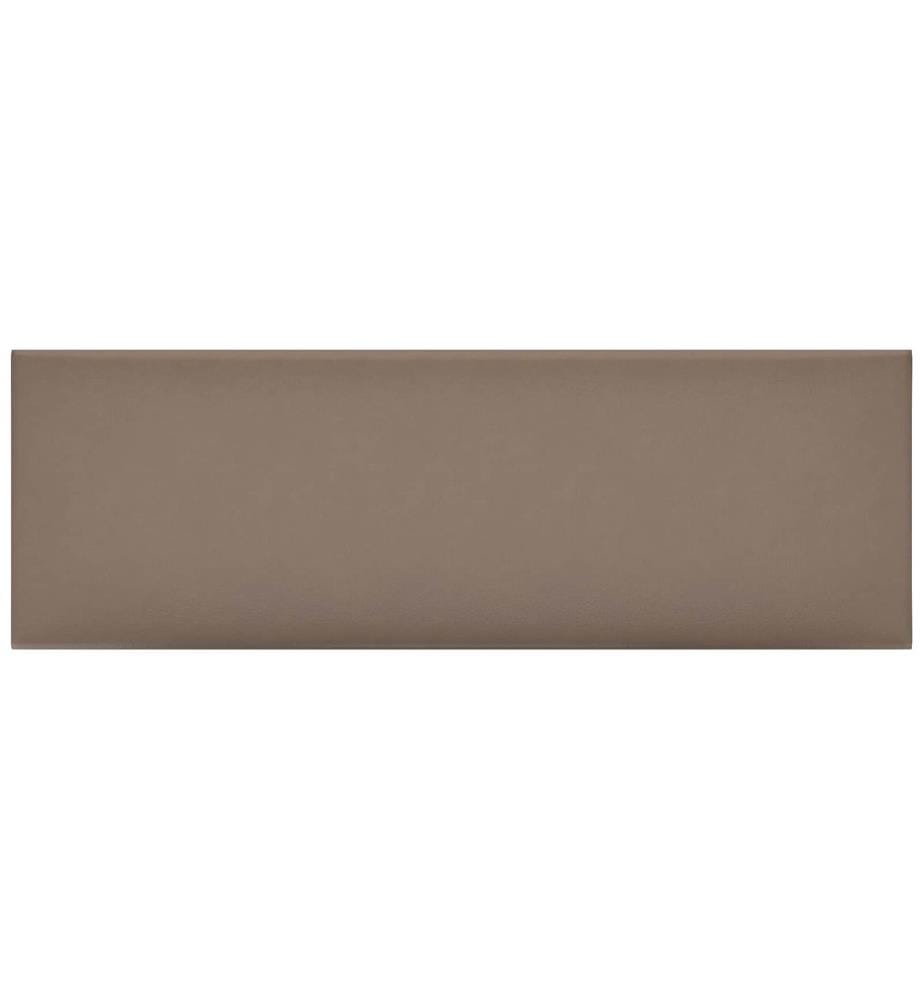 Wandkopfteilen 12 pcs Cappuccino 90 x 30 cm Stoff