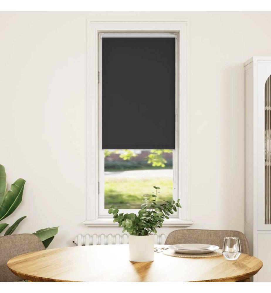 Verdunkelungsrollo Schwarz 60x150 cm Stoffbreite 55,7 cm