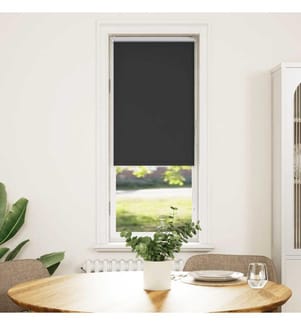 Verdunkelungsrollo Schwarz 60x150 cm Stoffbreite 55,7 cm