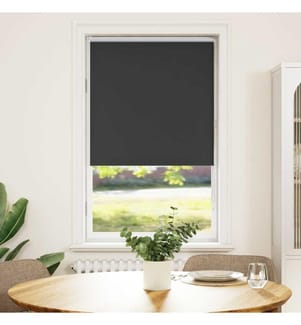Verdunkelungsrollo Schwarz 75x150 cm Stoffbreite 70,7 cm