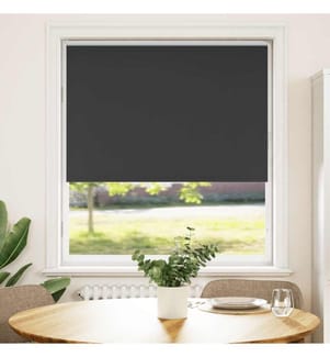 Verdunkelungsrollo Schwarz 95x150 cm Stoffbreite 90,7 cm