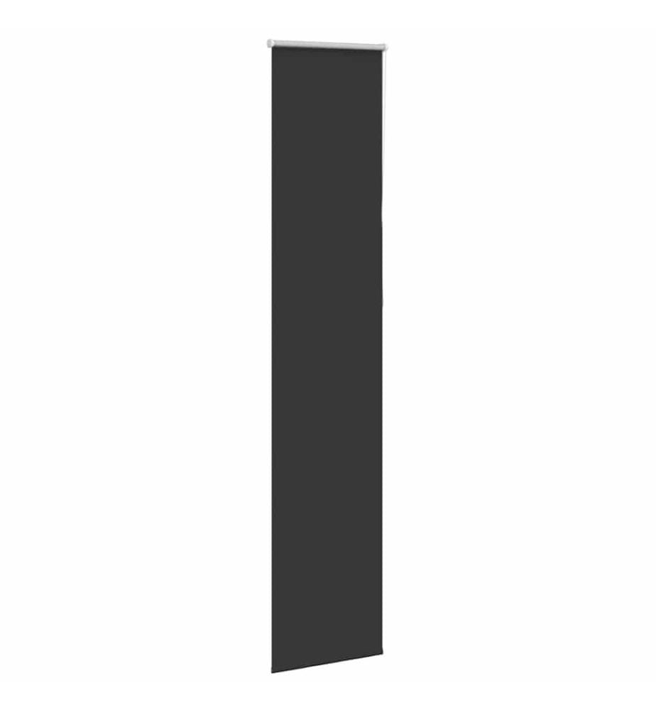 Verdunkelungsrollo Schwarz 40x210 cm Stoffbreite 35,7 cm