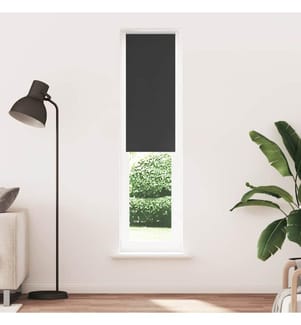 Verdunkelungsrollo Schwarz 45x210 cm Stoffbreite 40,7 cm