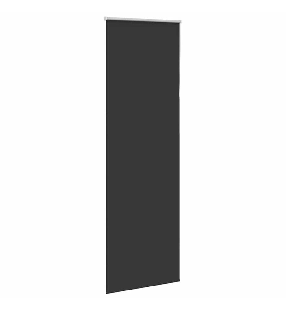 Verdunkelungsrollo Schwarz 75x210 cm Stoffbreite 70,7 cm