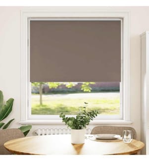 Verdunkelungsrollo Kaffeebraun 105x130cm Stoffbreite 100,7cm