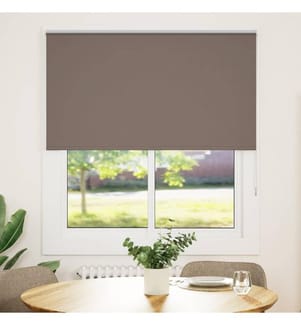 Verdunkelungsrollo Kaffeebraun 120x150 cm Stoffbreite 116,6 cm