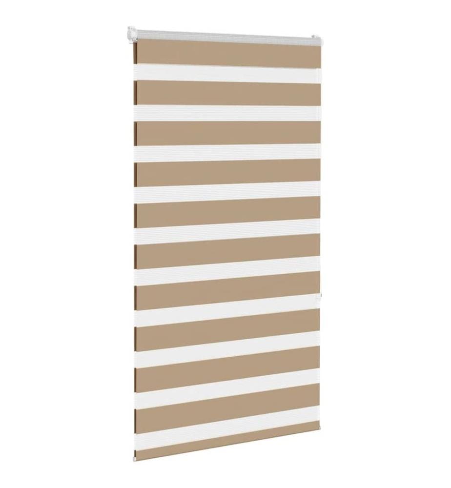 Doppelrollo Sandbraun 75x150 cm Stoffbreite 70,9 cm Polyester