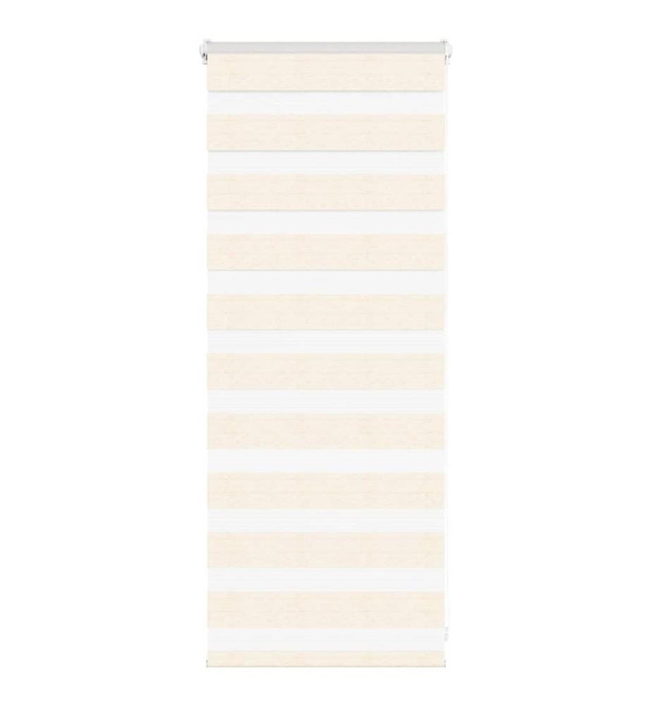 Doppelrollo Marmorbeige 55x100 cm Stoffbreite 50,9 cm Polyester