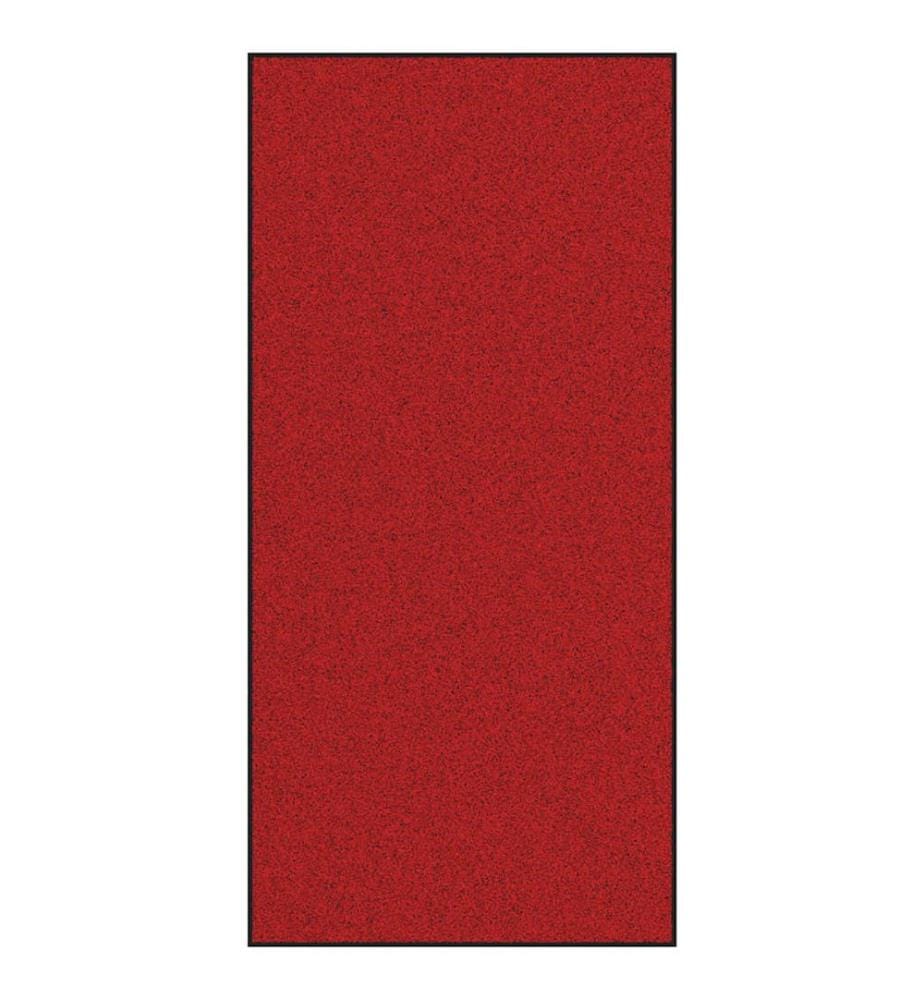 Tapis d'entrée Rouge et Noir 120 x 250 cm 100% Polyamide