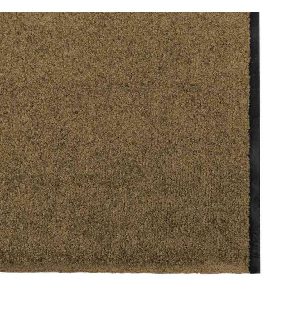 Tapis d'entrée Marron et Noir 120 x 400 cm 100% Polyamide